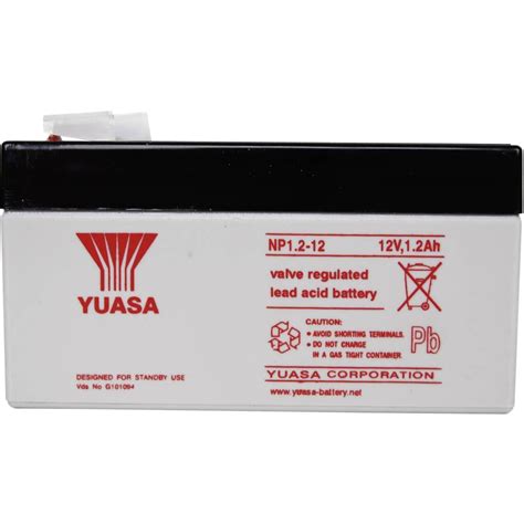 Np Yuasa Lead Acid Battery V Ah Sos Electronic