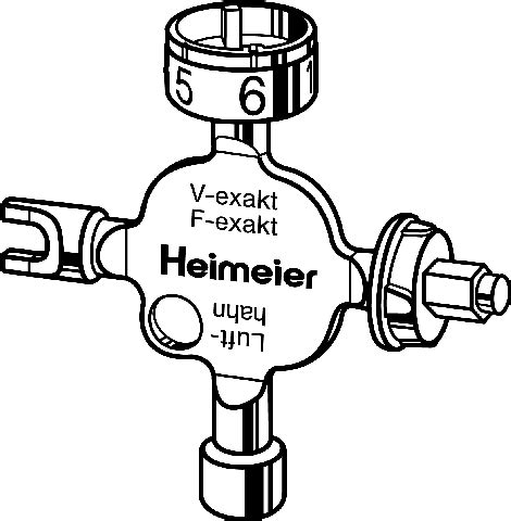 Heimeier Universele Instelsleutel Regulux N Sanitairwinkel Nl