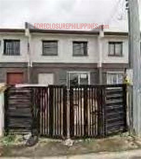 Pag Ibig Foreclosed Townhouse Lot Block Aldea Homes