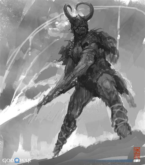 Surtr Sketch God of War Ragnarök Art Gallery