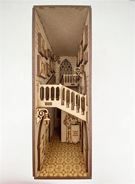 Castle Stairs Interior. Winding Stairs and Pictures on the Walls. Could Be a School Hallway Easy ...