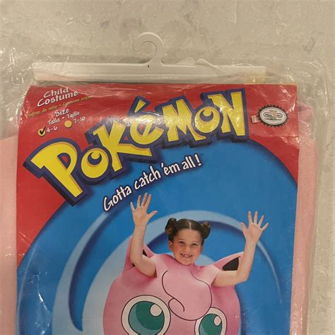 New Pokemon Jigglypuff Costume Small 4 6 Pink Dress Halloween Vintage