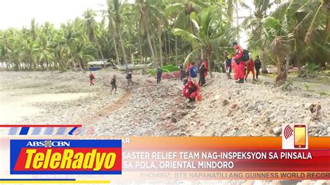 Japanese Disaster Relief Team Nag Inspeksyon Sa Pinsala Ng Oil Spill Sa