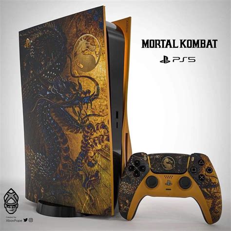 Awesome Mortal Kombat PlayStation 5 fanart design from XboxPope 1 out ...