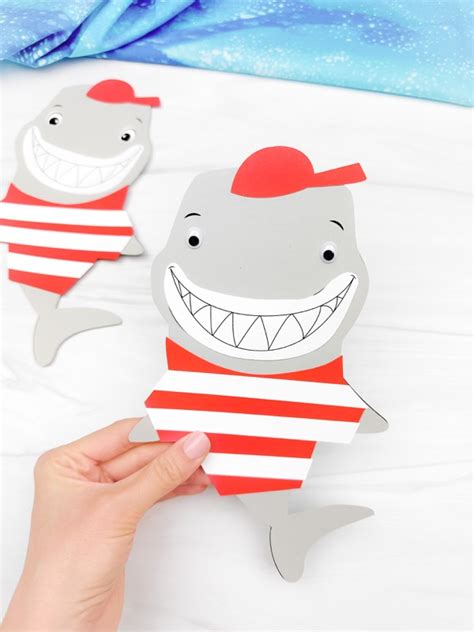 Fun Clark the Shark Craft For Kids (Free Template)