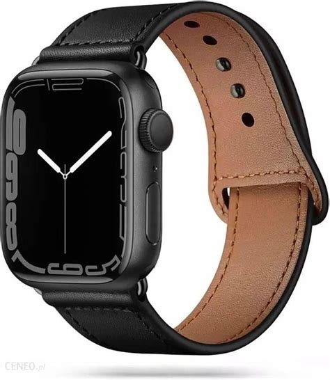 Tech Protect Leatherfit Apple Watch Se Mm Black