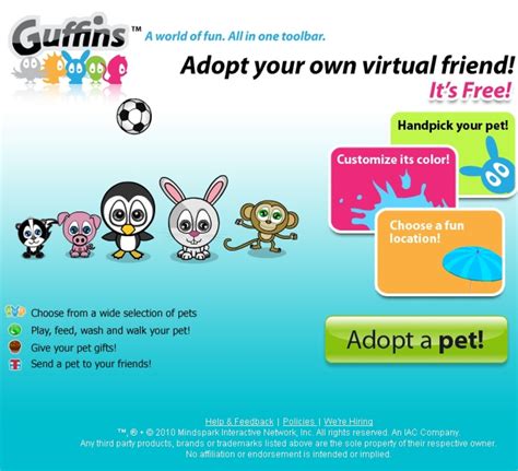 Guffins Adopt Your Own Virtual Pet Hubpages