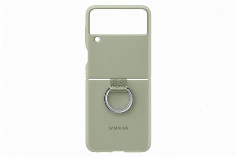 Samsung Silicone Cover With Ring Galaxy Z Flip Olive Green Ab