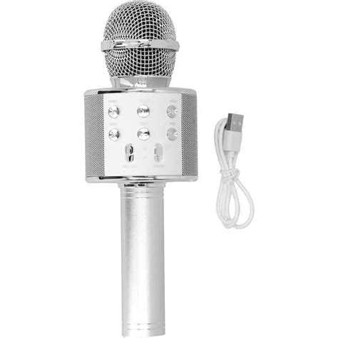 Microphone Bluetooth Sans Fil Ws Enregistrement De Haut Parleur De