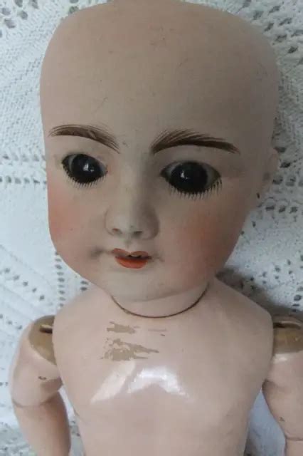 SFBJ 301 POUPEE ANCIENNE TETE PORCELAINE 45cm Nue Taille 7 EUR 89 00