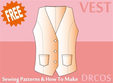 Vest 2 Sewing Patterns Drcos Patterns And How To Make Vest Sewing