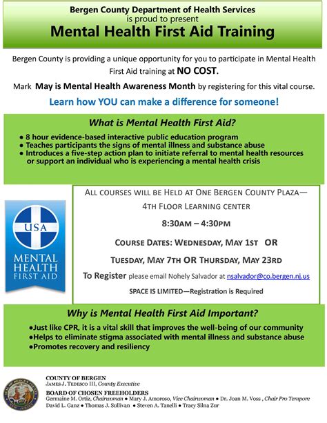 Adult Mental Health First Aid Training