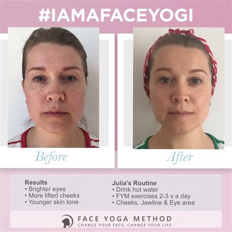 Face Yoga Results | Face yoga, Face yoga method, Face exercises