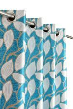 Buy AH ARTSY HOME Aqua Printed Polyester Window Curtain 5 Ft Online At