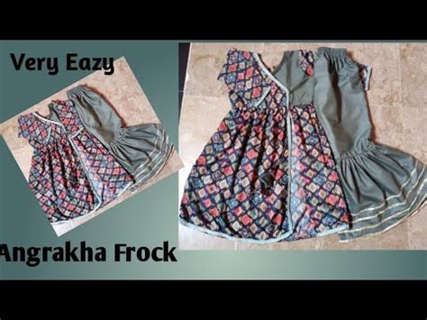 Baby Angrakha Style Frock With Gharala Cutting And Stitching 5 6 Baby