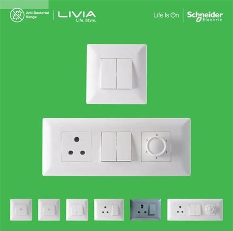 6A Schneider Electric Livia Switches, 1M, 1 Way at ₹ 29/piece in Jaipur ...