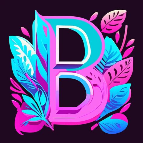 Elementos de plantilla de diseño de icono de letra b logo Vector Premium