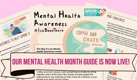 Our Mental Health Month Resource Pack Creative Support