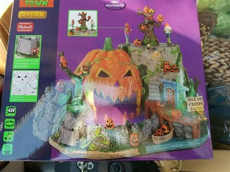 Lemax Spooky Town Isle Of Creepy Jacks 2021 Halloween Village New Free