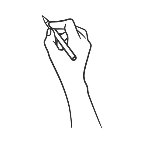 Hand Holding Pen Vector Art, Icons, and Graphics for Free Download