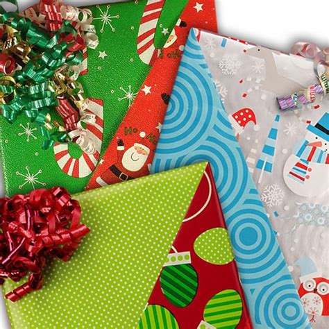 Reversible Christmas Wrapping Paper