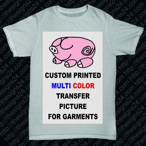 Customized T Shirt Printing Iron On Heat Transder