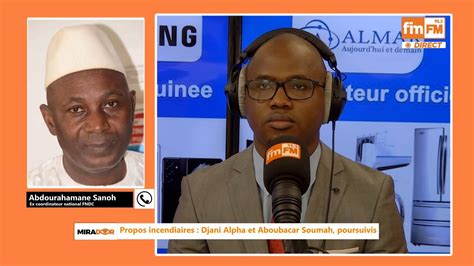 Djani Alpha Et Aboubacar Soumah Poursuivis La Lecture D