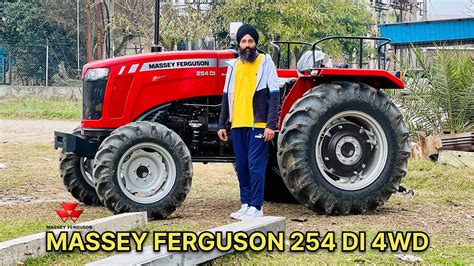 Massey Ferguson 254 DI 4x4 Dynatrack Smart Tractor Full Review IMTWALE