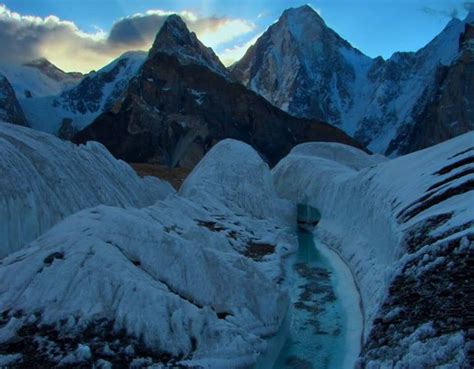 Map and photographs of the Baltoro Glacier Region of the Pakistan Karakoram