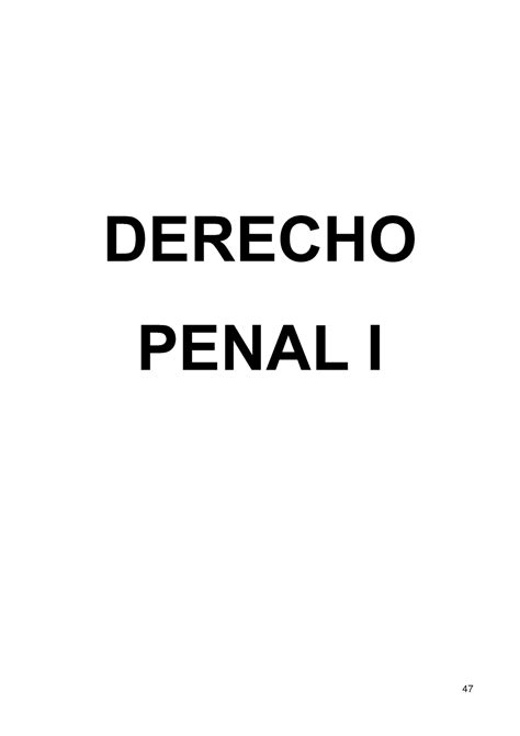 Efip 1 Resumen 1 Derecho Penal Parte General Derecho Penal I