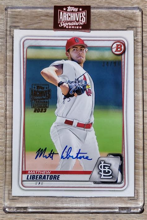 Topps Archives Signature Series Matthew Liberatore Au Flickr