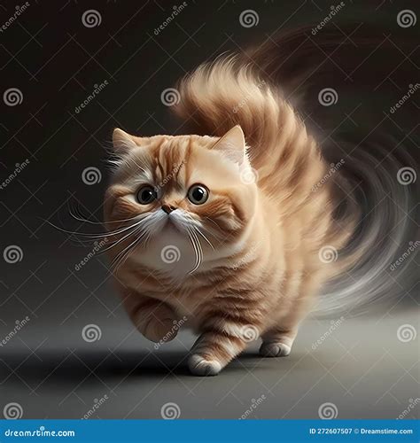 Realistic Illustration of Munchkin Cat. Generative AI Stock ...