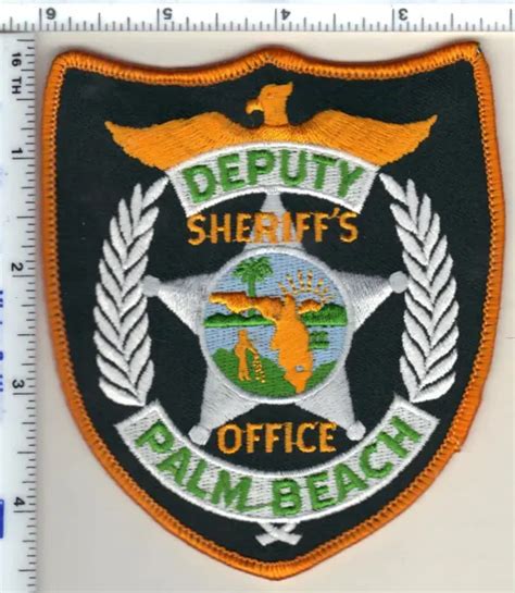 Palm Beach County Sheriff S Office Deputy Florida Shoulder Patch New