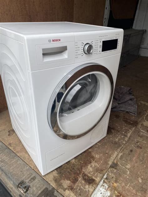 Bosch Wtw Gb Condenser Tumble Dryer White For Sale Online Ebay