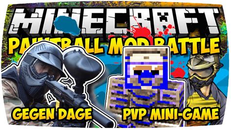 MINECRAFT PAINTBALL MOD CALL OF DUTY BATTLE DUELL CHALLENGE