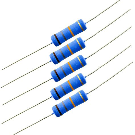 5 Watt 5 Metal Oxide Power Resistors 18k Ohms 5 Pieces Reverb