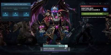 Beli Item Gift Feasts Of Forever Night Stalker Set Diretide Collector