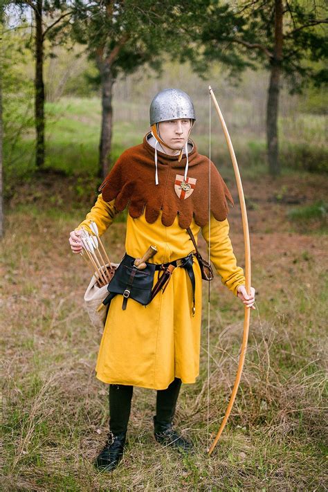 English Archer Yeoman Late 14th Century Medieval Armor Medieval