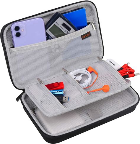 ProCase Étui de rangement électronique de voyage rigide pour MacBook