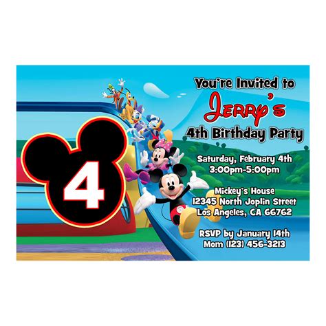 Mickey Mouse Clubhouse Invitations - General Prints