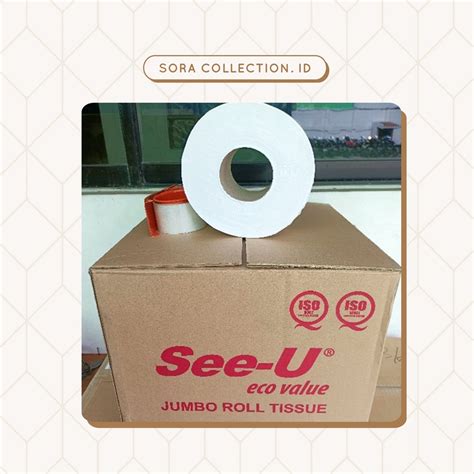 Jual Tissue See U Roll Jumbo Tisu Toilet Dus Isi Roll Besar