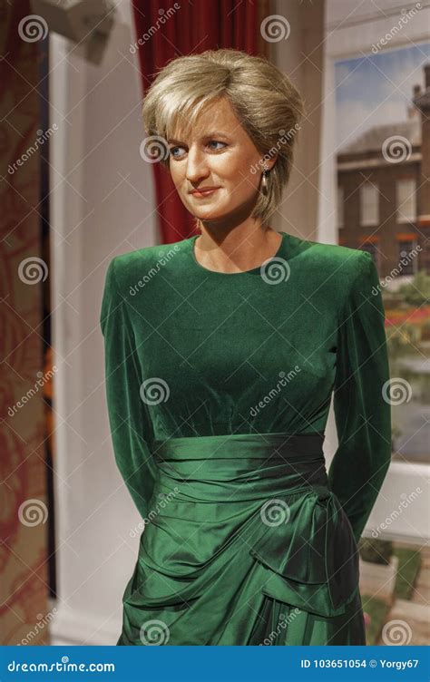 Princess Diana Wax Figure Editorial Stock Image Image Of London 103651054