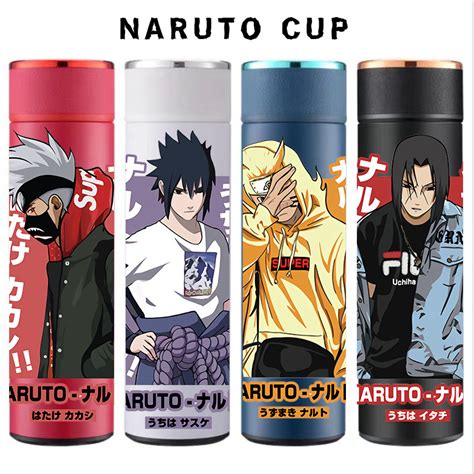 Trendy Stainless Steel Anime Uzumaki Naruto Uchiha Sasuke Kakashi