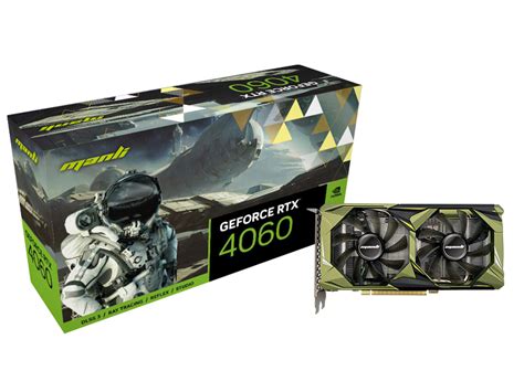 Manli GeForce RTX 4060 8GB Nebula Twin