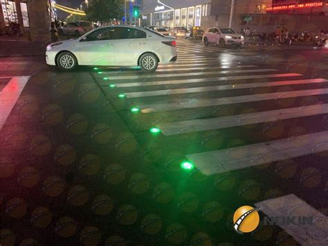 Smart Crosswalks Improve Road Safety NOKIN Solar Road Studs