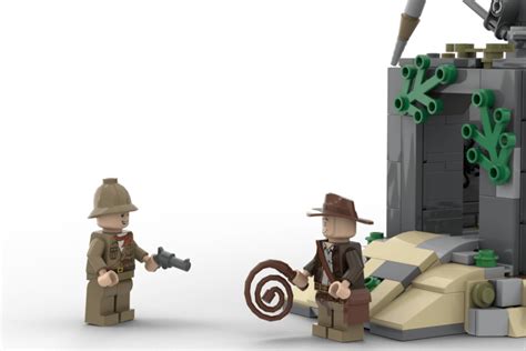 Extremely Cool Lego Ideas Creation Of The Temple Treasure Scene From