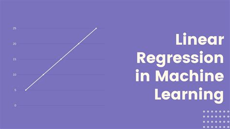 Linear Regression In Machine Learning