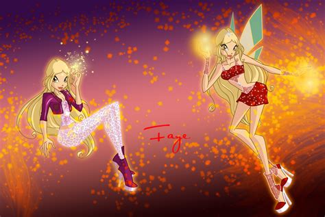 Faye Fairy Of The Burning Flames By Colorfullwinx On Deviantart