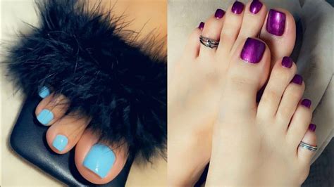 Mesmerising Design Of Toe Nails Arts New Nails Color Compilation