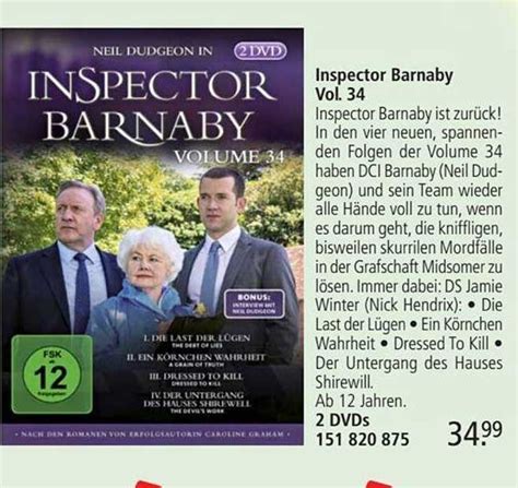 Inspector Barnaby Vol 34 2 Dvds Angebot Bei Weltbild 1prospekte De